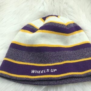 Wheels Up Beanie Hat One Size Fits All Multi Color